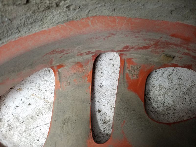 Диск колеса литой Renault Kaptur R17 &laquo; Explore &raquo; оранжевый