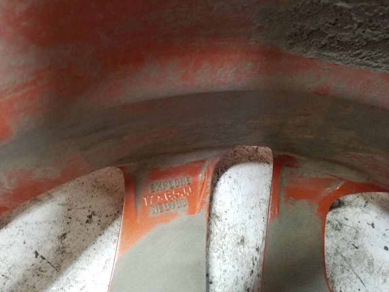 Диск колеса литой Renault Kaptur R17 &laquo; Explore &raquo; оранжевый