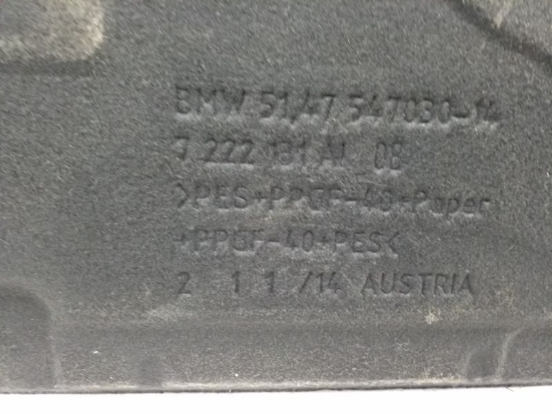 Обшивка пола багажника BMW 5er F10