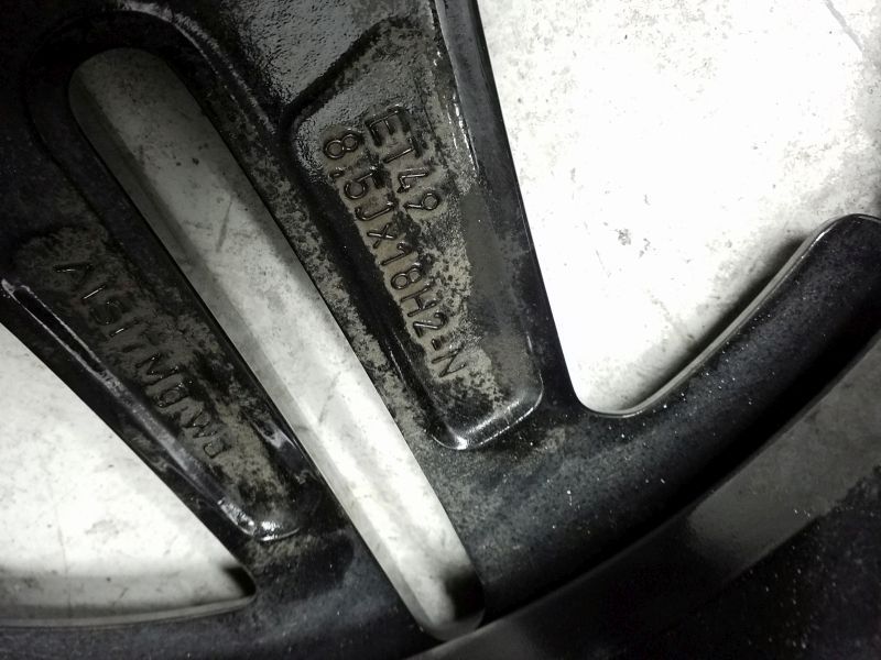 Диск колеса литой Mercedes Benz A-Klasse W205 R18 AMG