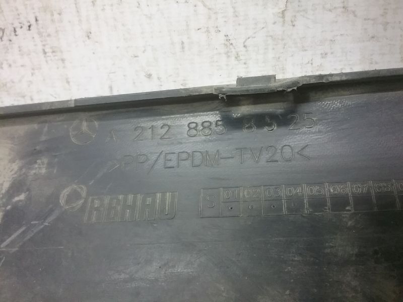 Юбка заднего бампера Mercedes Benz Е-klasse W212 Restail