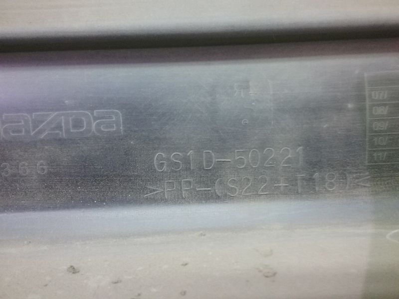 Бампер задний Mazda 6 GH Hatchback до рестайл